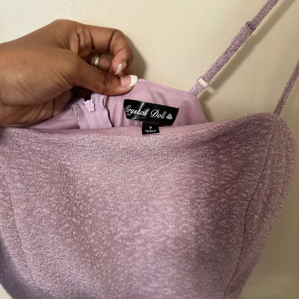 Lavender party dress